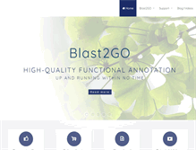 Tablet Screenshot of blast2go.com